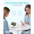 Anker Zolo Magnetic Power Bank, 10,000mAh Wireless Portable Charger with 30W Max Fast Charging, Battery Pack with Built-in USB-C Cable and Adjustable Stand, for iPhone 16/15 Series, AirPods - Blue